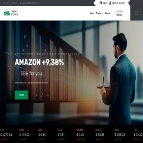Скриншот главной страницы сайта sbhstocks.com