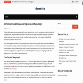 Скриншот главной страницы сайта sbmmarkets.com