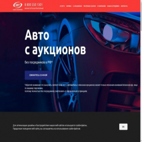 Скриншот главной страницы сайта sbtjapan.ru
