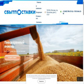 Скриншот главной страницы сайта sbytpost.ru