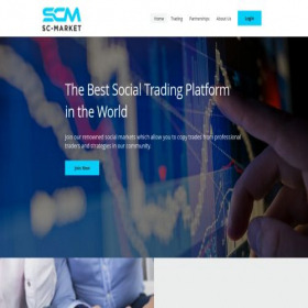 Скриншот главной страницы сайта sc-markets.com