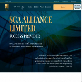 Скриншот главной страницы сайта sca-innovative.com
