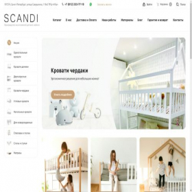 Скриншот главной страницы сайта scandi.ru