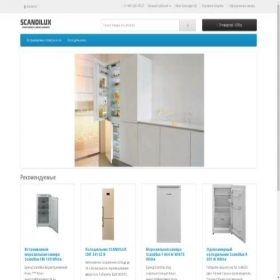 Скриншот главной страницы сайта scandillux.ru