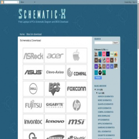 Скриншот главной страницы сайта schematic-x.blogspot.com