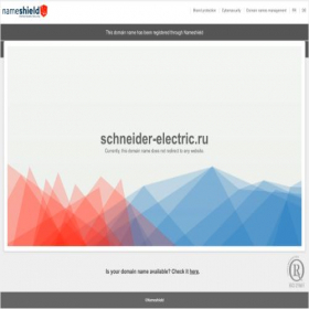 Скриншот главной страницы сайта schneider-electric.ru
