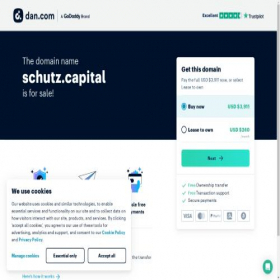 Скриншот главной страницы сайта schutz.capital
