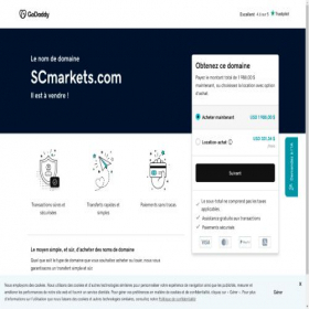 Скриншот главной страницы сайта scmarkets.com