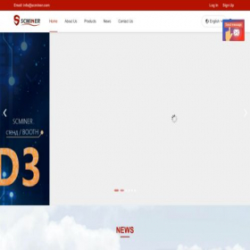 Скриншот главной страницы сайта scminer.com