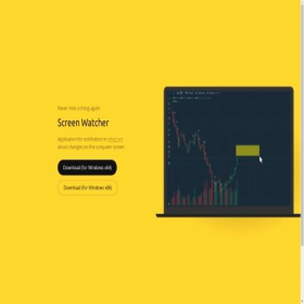 Скриншот главной страницы сайта screenwatcher.app