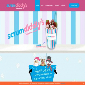 Скриншот главной страницы сайта scrumdiddlys.ie