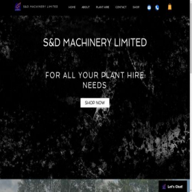 Скриншот главной страницы сайта sdmachineryltd.co.uk