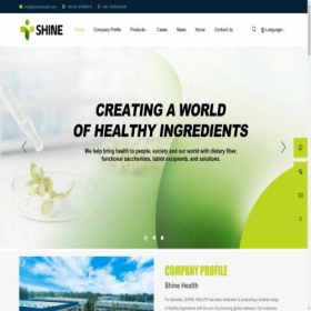 Скриншот главной страницы сайта sdshinehealth.com