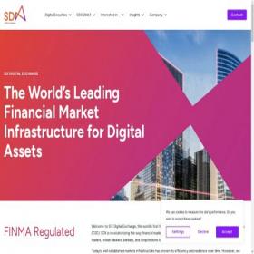 Скриншот главной страницы сайта sdx.com