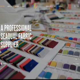 Скриншот главной страницы сайта seaqualtextiles.com