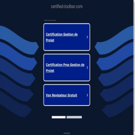 Скриншот главной страницы сайта search.certified-toolbar.com