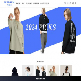 Скриншот главной страницы сайта seasonalssale.shop