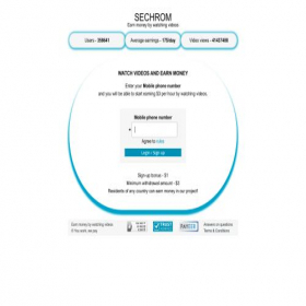 Скриншот главной страницы сайта sechrom.pw