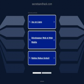 Скриншот главной страницы сайта secretsandhack.com