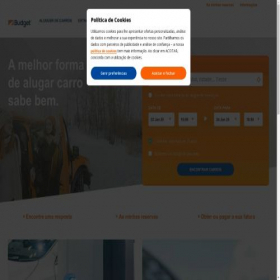 Скриншот главной страницы сайта secure.budget.com.pt