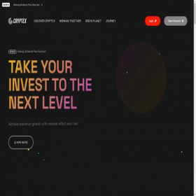 Скриншот главной страницы сайта secure.cryptex.to