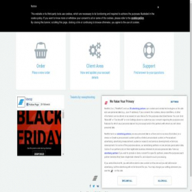 Скриншот главной страницы сайта secure.veesp.com