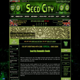 Скриншот главной страницы сайта seed-city.com