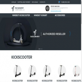 Скриншот главной страницы сайта segway.vercel.app