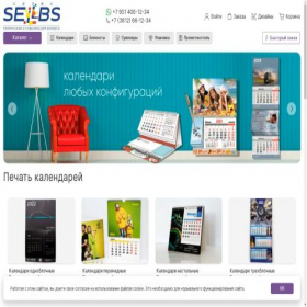 Скриншот главной страницы сайта selbs.ru
