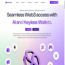 Скриншот главной страницы сайта selfchain.xyz