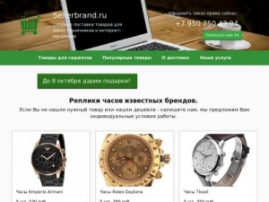 Скриншот главной страницы сайта sellerbrand.ru