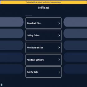 Скриншот главной страницы сайта sellfile.net
