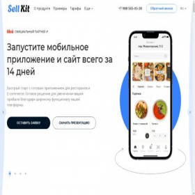 Скриншот главной страницы сайта sellkit.cc