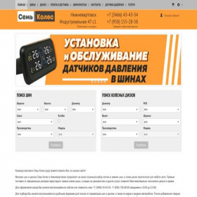 Скриншот главной страницы сайта semkoles.ru