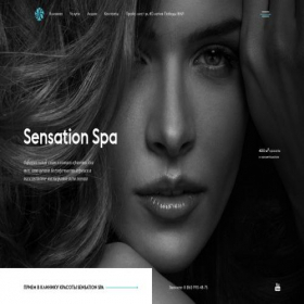Скриншот главной страницы сайта sensationspa.ru