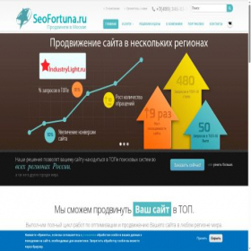 Скриншот главной страницы сайта seofortuna.ru