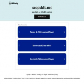 Скриншот главной страницы сайта seopublic.net