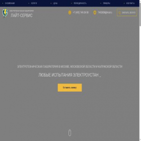 Скриншот главной страницы сайта service-lite.com