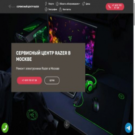 Скриншот главной страницы сайта service-razer.ru