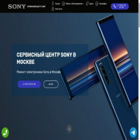 Скриншот главной страницы сайта service-sny.ru