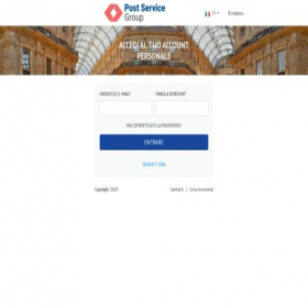 Скриншот главной страницы сайта service.postservicegroup.com