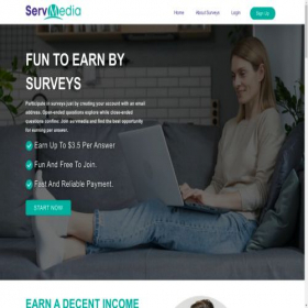 Скриншот главной страницы сайта servmedia.online