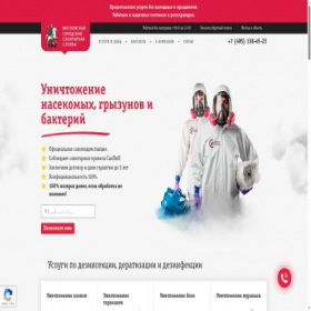 Скриншот главной страницы сайта ses-dez24.com