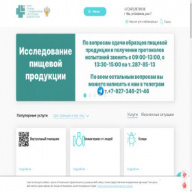 Скриншот главной страницы сайта sesufa.ru