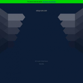 Скриншот главной страницы сайта setup-com.com