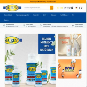 Скриншот главной страницы сайта seurenhealth.de