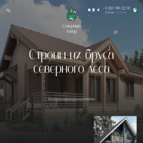 Скриншот главной страницы сайта sever-topor.ru
