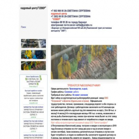 Скриншот главной страницы сайта sever22.ru