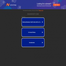 Скриншот главной страницы сайта sgginvest.com