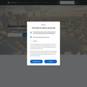 Скриншот главной страницы сайта sgpbusiness.com